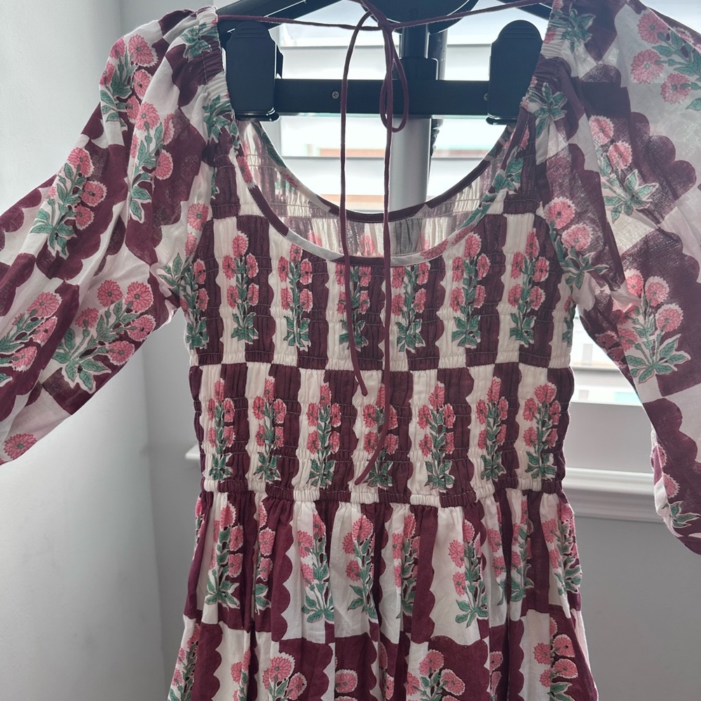 Daydress, Floral Long Sleeve Dress - Picture 3 of 7